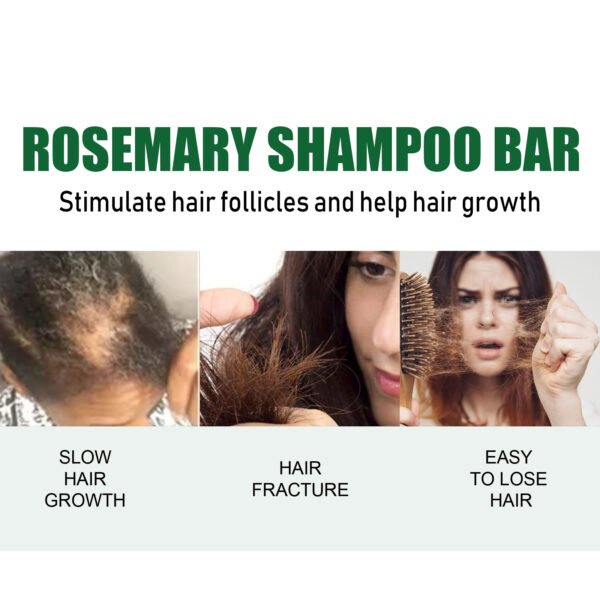 Rosemary Dense Hair Shampoo Soap - Image 5