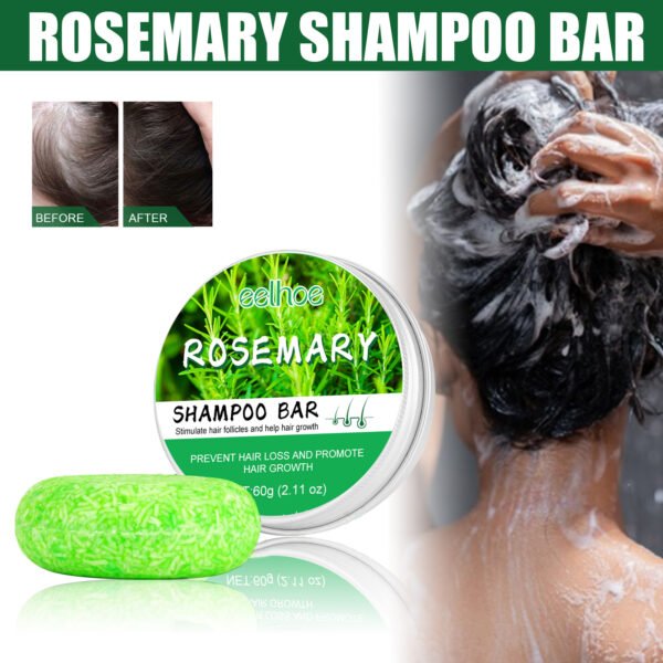 Rosemary Dense Hair Shampoo Soap - Image 3