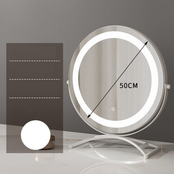 Round black dressing table light - Image 6