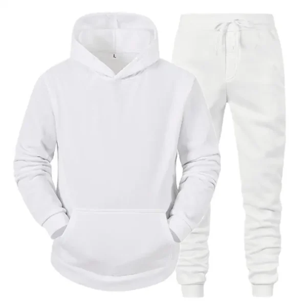 Men Sportswear Sweater Suit Hoodies + Pants - Image 2
