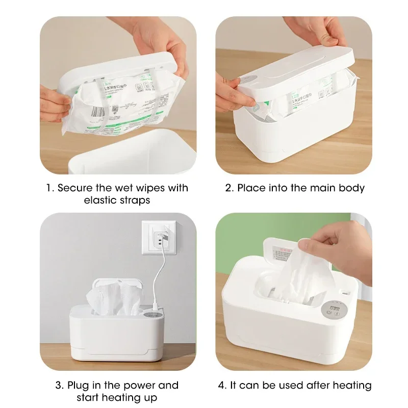 Baby Wet Towel Dispenser Portable USB Charger - Image 6